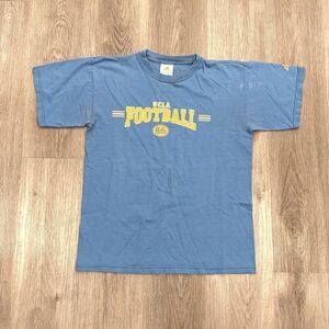 Vintage 90s 00s Y2K Adidas UCLA Football Tee T-Shirt Men's Size Small USA Made